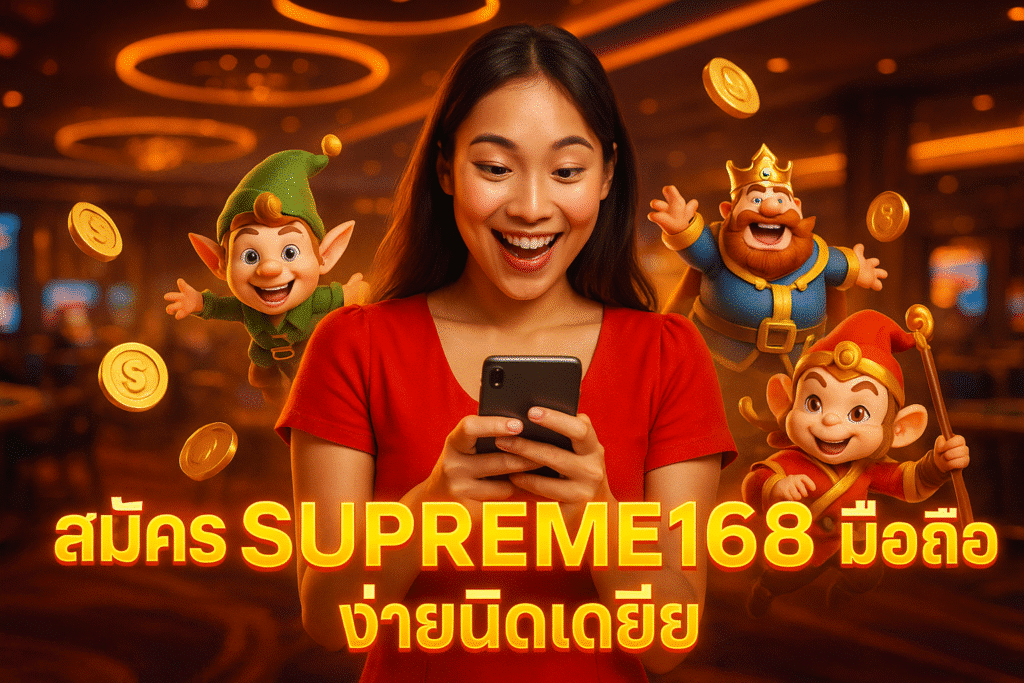 สมัคร SUPREME168 มือถือ ง่ายนิดเดีย