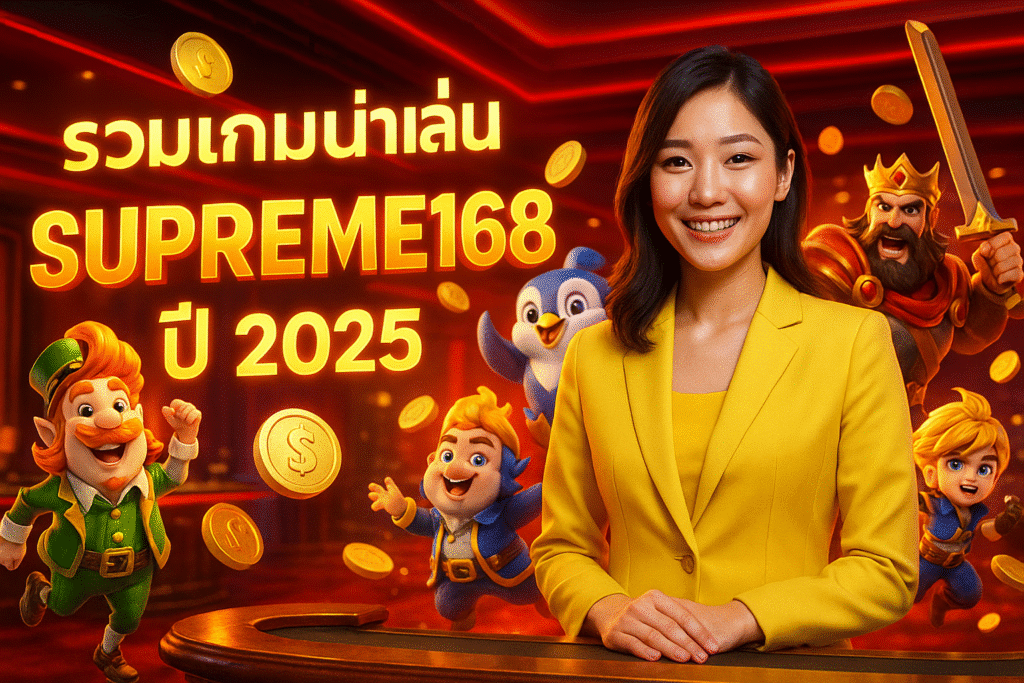 รวมเกมน่าเล่น SUPREME168 ปี 2025